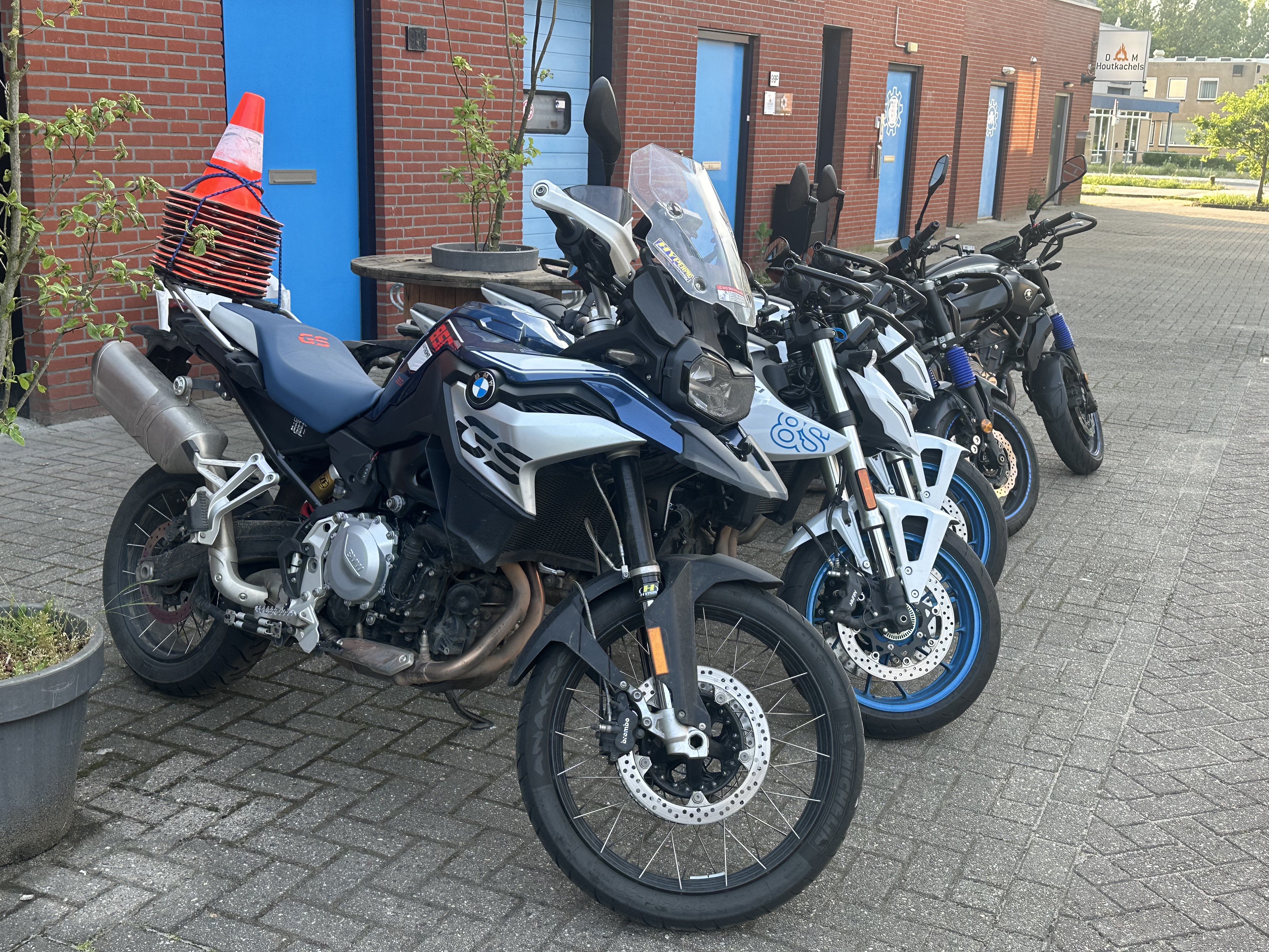 Motorrijles buiten Veenendaal